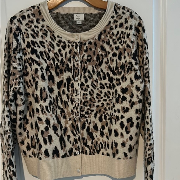a new day Leopard Print Cardigan - Picture 1 of 10